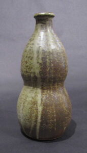 Salt Glazed Gourd Vase