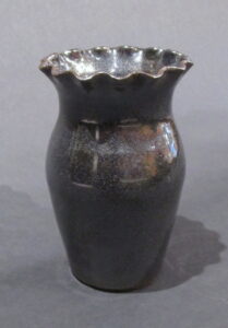 Vicki Miller, Ruffle-Top Metallic Vase