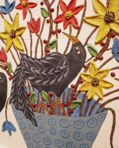 Blackbird Bouquet (Detail)