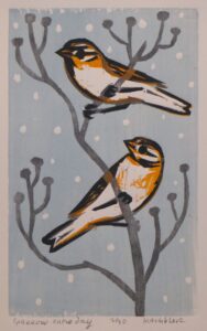 Sparrow Snow Day, 2/30