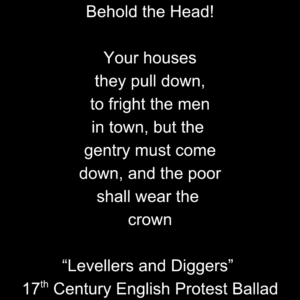 Behold the Head, TEXT