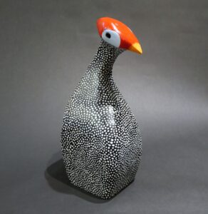 Sculptural Guinea Fowl