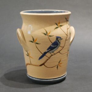 Blue Jay Spoon Jar