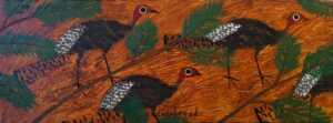 Wild Turkeys in a Pine Thicket