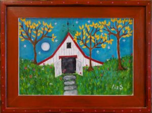 Liz Sullivan, Moonlit Springhouse, SOLD