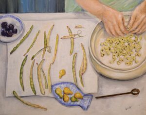 Sonya Clemons, Mama Shelling Black Eyed Peas