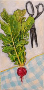 Sonya Clemons, Mama's Giant Radish with Scissors