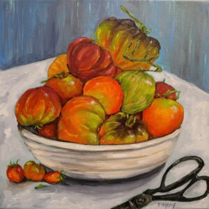 Sonya Clemons, Mama's Ripening Tomatoes, SOLD